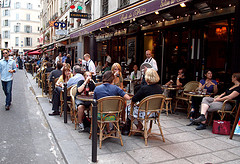 image of a paris cafe one of the Free Things and Stuff to Do in Paris