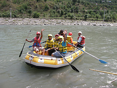 image of people rafting the bow river one of the Free Things and Stuff to Do in Calgary