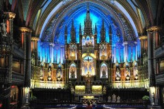 image of the Basilique Notre-Dame one of the free things to see in Montreal