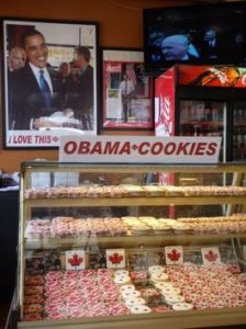image of Le Moulin de Provence bakery in Ottawa's Byward Market made famous by President Obama stopping there in 2009 to purchase a cookie