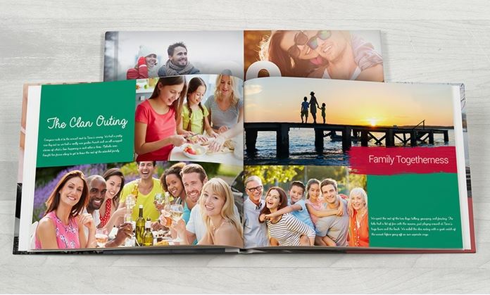 image of an up to 81% off custom photobook offer