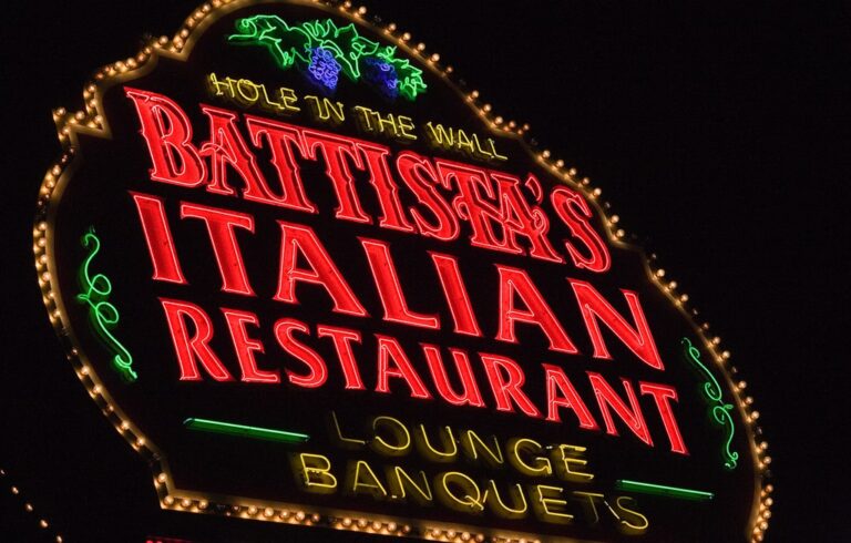 Battistas Hole in the Wall restaurant one of the cheap places to eat in Las Vegas