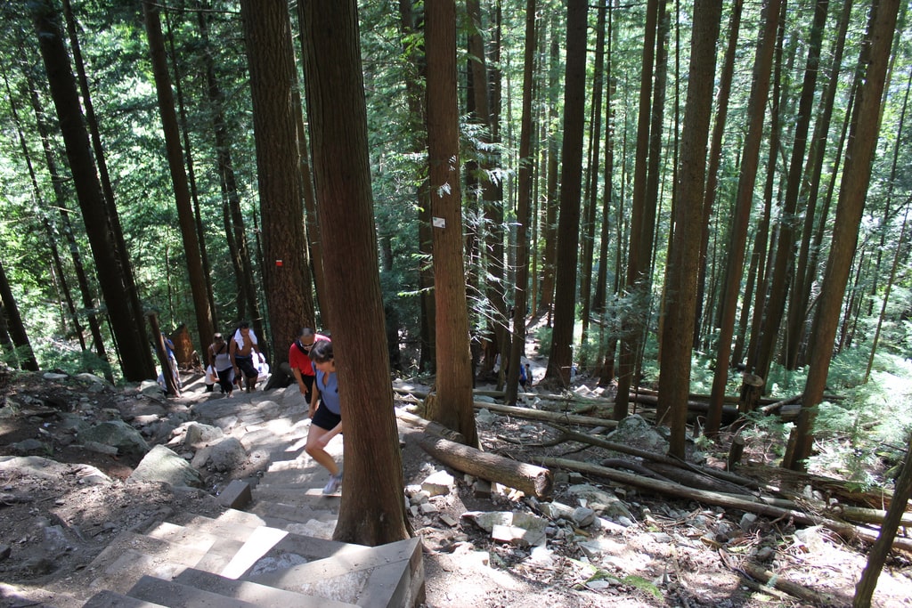 grouse grind hike one of the cheap things to do in Vancouver, British Columbia