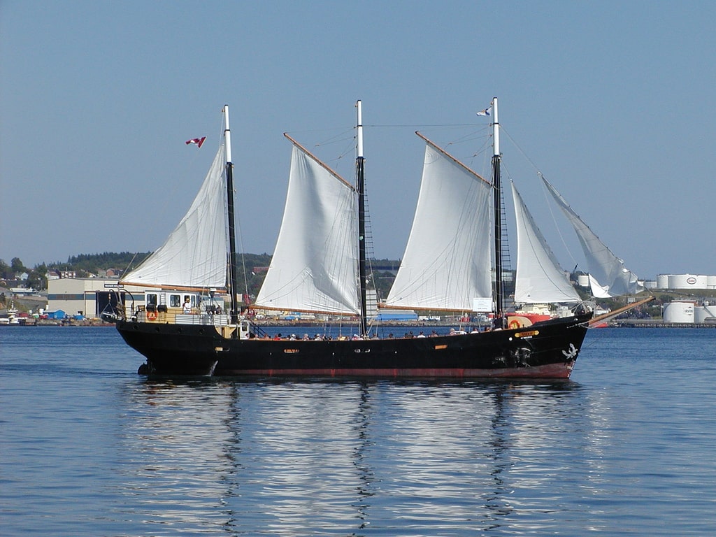 tall ship Silva one of the cheap things you can see in Halifax, Nova Scotia