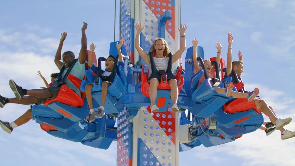 Sky-Wynder ride at Calaway Park amusement park in Calgary, Alberta Canad